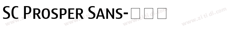 SC Prosper Sans字体转换 SC Prosper Sans字体转换